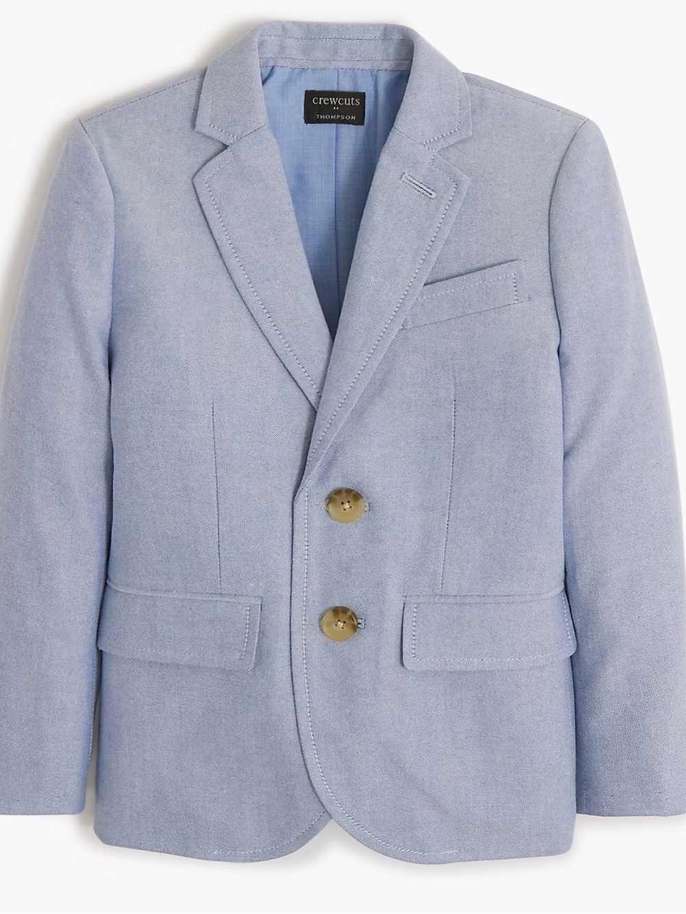 Crewcuts Boys’ Thompson Suit Jacket (Cloudy Blue) - Size 10